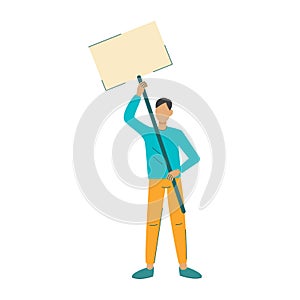 Protests concept vector illustration