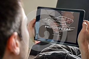 Concept of prototype car