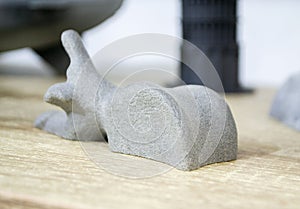 Prototype model of human vertebra 3D printed from polyamide powder