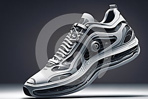 Prototype Of Sports Shoes AI Generated