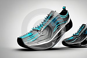 Prototype Of Sports Shoes AI Generated