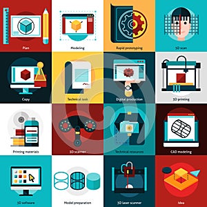 Prototyping And Modeling Icons