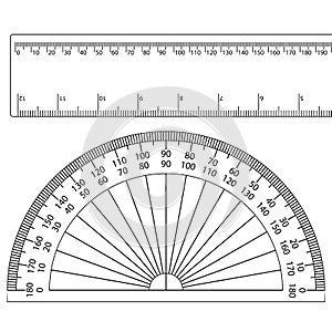 Protractor+ruler