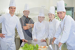 protrait kitchen staff