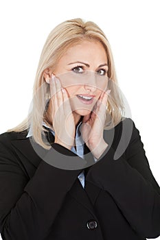 Protrait of surprised businesswomen