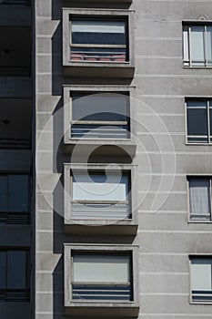 Protruding Apartment Windows