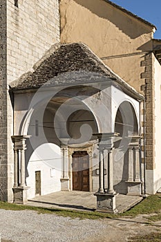 Protyrum of S. James church, Crodo, Ossola