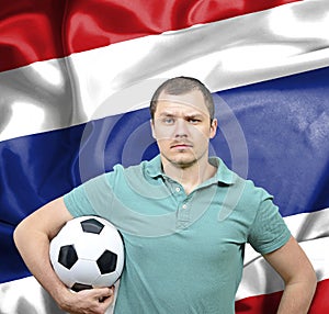 Proud football fan of Thailand
