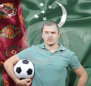 Proud football fan of Turkmenistan