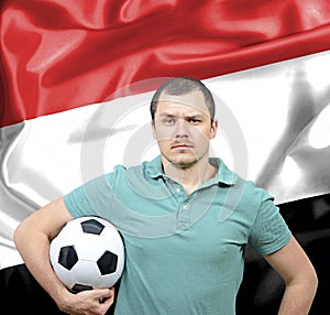 Proud football fan of Yemen