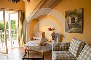 Provencal styled Hotel Room photo