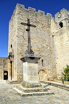 Provencal village Saint - Laurent des Arbres, south of France