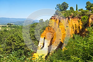 PROVENCE: Ochre Rocks or Carriere d`Ocre