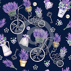 Provence seamless pattern