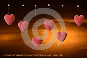 Proverb 4, 28 from the Bible about heart