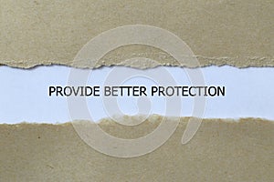 provide better protection on white paper
