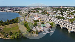 Providence aerial view, Rhode Island RI, USA