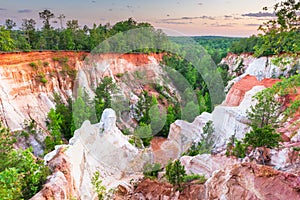 Providence Canyon in Southwest Georgia, USA