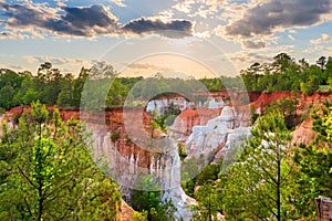 Providence Canyon in Southwest Georgia, USA photo