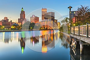 Providence, Rhode Island, USA downtown cityscape