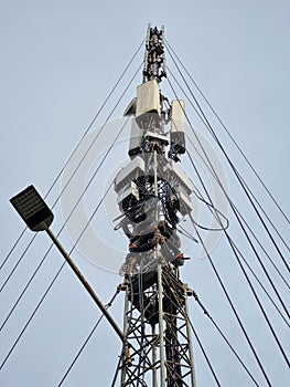 provider& x27;s cell phone transmitter tower