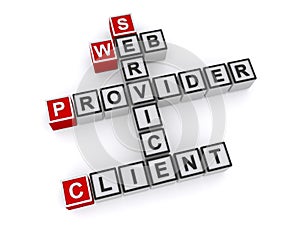 Provider web service client on white