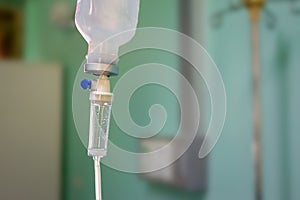 Providing treatment for IV infusion in hospitals. photo