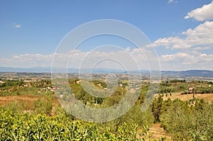 Province of Pisa italy countryside