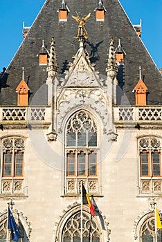 Provinciaal Hof - Province Court is a government meeting house. Bruges, Belgium