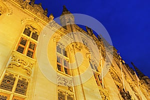 Provincial Palace in Bruges in Belgium