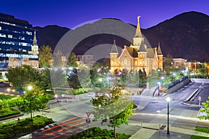 Provo, Utah, USA at Provo City Center Temple