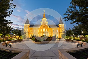 Provo, Utah, USA at Provo City Center Temple