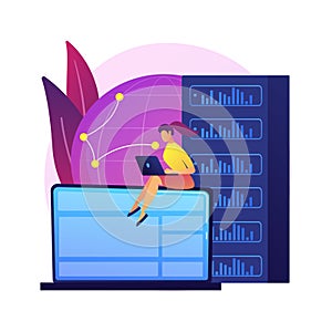 Proxy server abstract concept vector illustration.