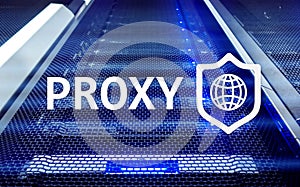 PROXY server, VPN, Virtual Private network technology. Cyber security