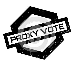 Proxy Vote rubber stamp