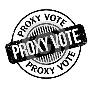 Proxy Vote rubber stamp