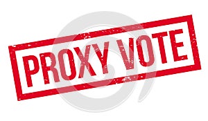 Proxy Vote rubber stamp