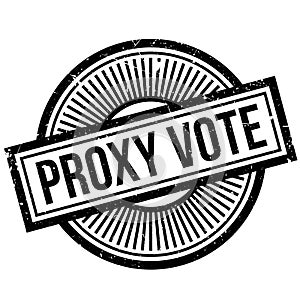 Proxy Vote rubber stamp