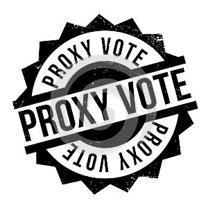 Proxy Vote rubber stamp