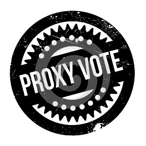 Proxy Vote rubber stamp