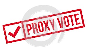 Proxy Vote rubber stamp