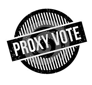 Proxy Vote rubber stamp