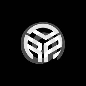 PRP letter logo design on black background. PRP creative initials letter logo concept. PRP letter design