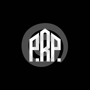 PRP letter logo design on BLACK background. PRP creative initials letter logo concept. PRP letter design.PRP letter logo design on