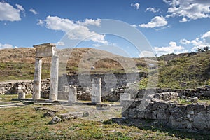 The prytaneion of Panticapaeum in Kerch city, Crimea