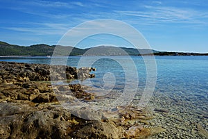 Prznjak Islet near the Korcula island, Croatia