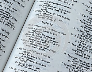 Psalm 33, greatness and goodness of God Jesus Christ, Old Testament Scripture