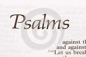 Psalms photo