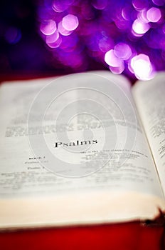 Psalms page photo