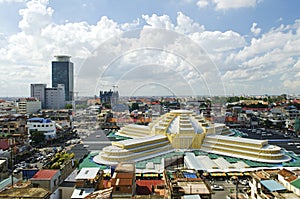 El mercado en Camboya 